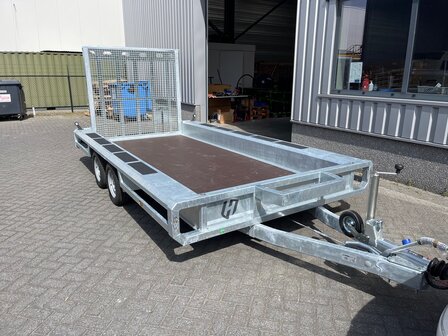 Machinetransporter 250x130cm - 3500kg dubbelas