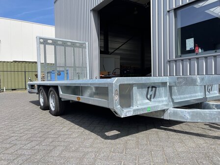 Machinetransporter 300x150cm - 2700kg dubbelas