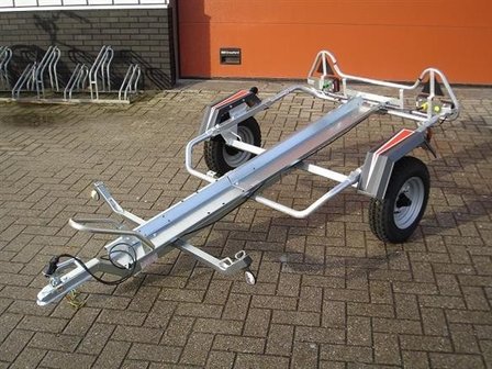 Erde motortrailer voor 1 motor/scooter geschikt v. op achterkant te zetten