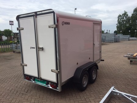 Henra gesloten aanhangwagen 265x138cm - 2700kg - dubbelas- 