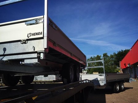 Henra 3 zijdige verlaagde kipper 301x185cm - 3500kg - dubbelas -  elektrisch - 