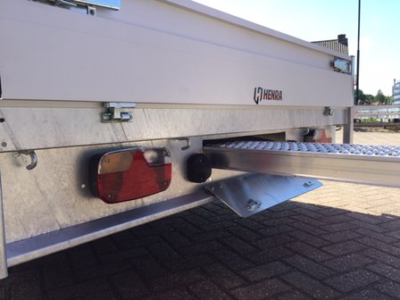 Henra 3 zijdige verlaagde kipper 401x202cm - 3500kg - Tripleas-  elektrisch - 
