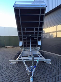 Henra 3 zijdige verlaagde kipper 401x202cm - 3500kg - Tripleas-  elektrisch - 
