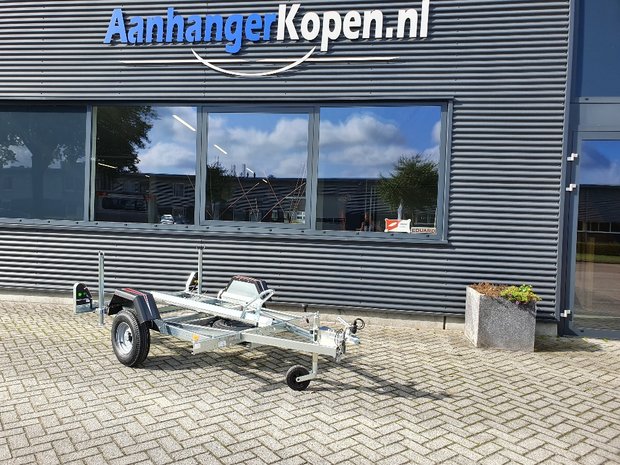 Erde motortrailer voor 1 motor/scooter 450kg AS