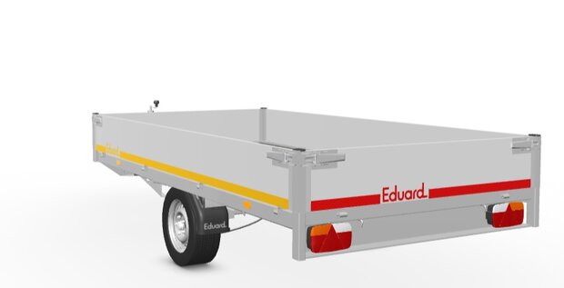 310x160cm enkelas plateauwagen verkrijgbaar in 1000kg tot 1800kg