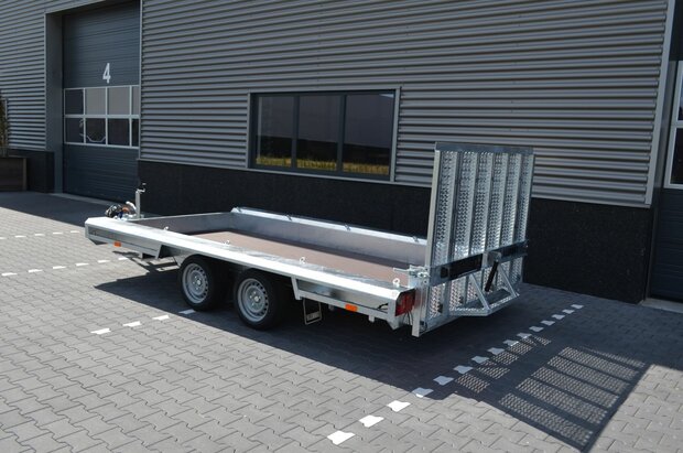 Machinetransporter 400x180cm - 3500kg - dubbelas