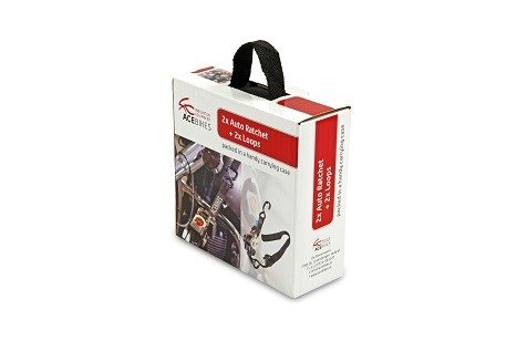 Ace Bikes Spanbanden set met ratel en lus