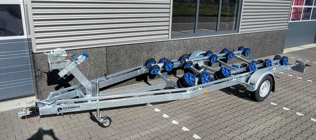 Vlemmix enkelas Flex-Roll Boottrailer 631x210cm 1800kg
