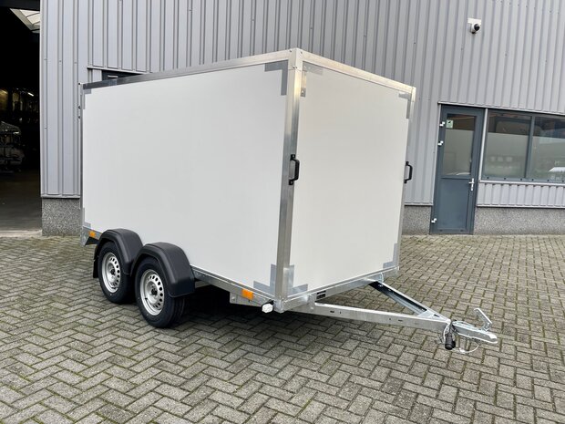 Gesloten dubbelas 300x150cm - 750kg ongeremd