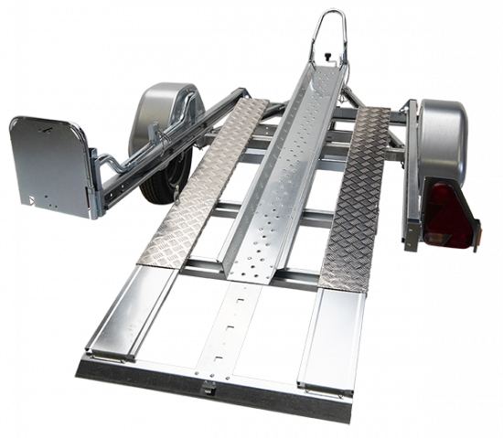 Erde motortrailer kantelbaar voor 1 motor