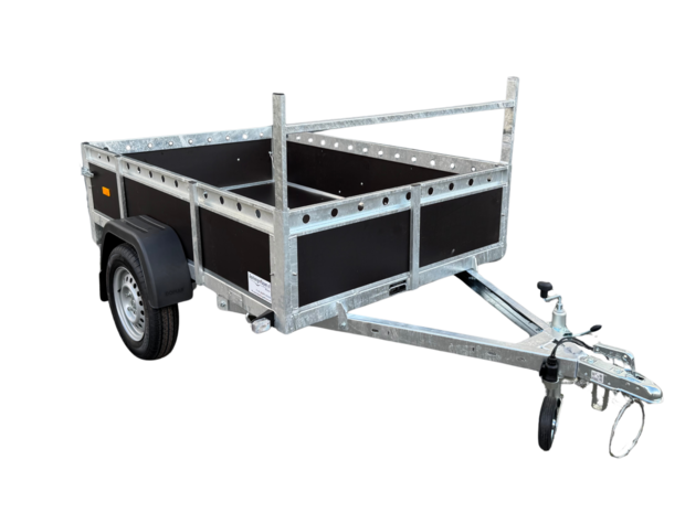 Bakwagen enkelas 200x132cm - 750kg - ongeremd
