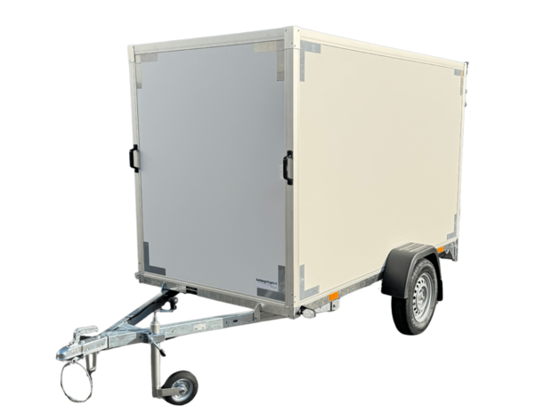 Gesloten enkelas 258x130cm - 750kg - ongeremd | VDM