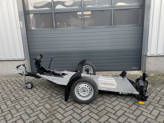 Remorque pour moto pliable / abaissable 240x90 cm 750kg  