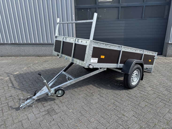 Bakwagen kipdissel 257x132cm - 750kg - ongeremd