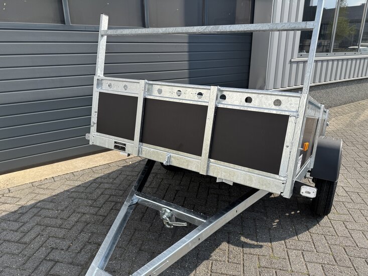 Bakwagen kipdissel 257x132cm - 750kg - ongeremd