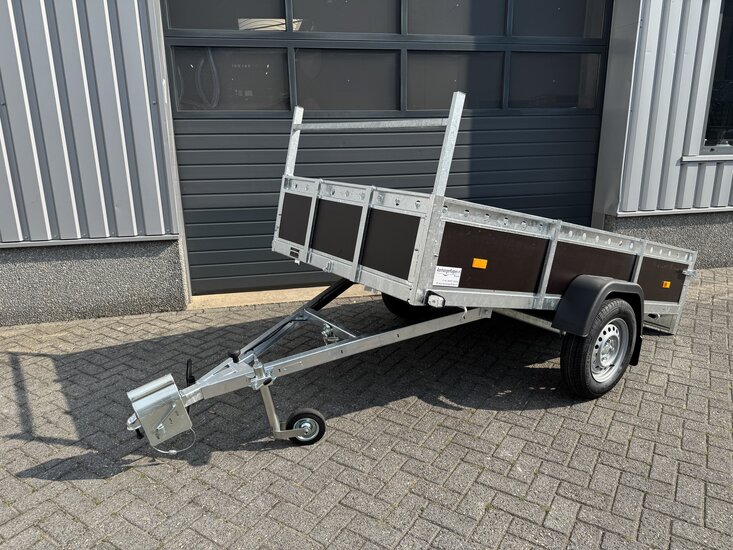 Bakwagen kipdissel 257x132cm - 750kg - ongeremd