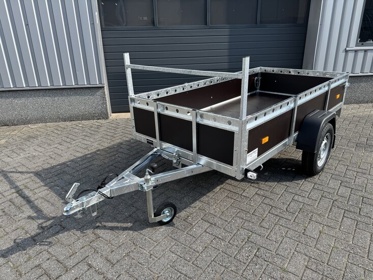 Bakwagen kipdissel 257x132cm - 750kg - ongeremd