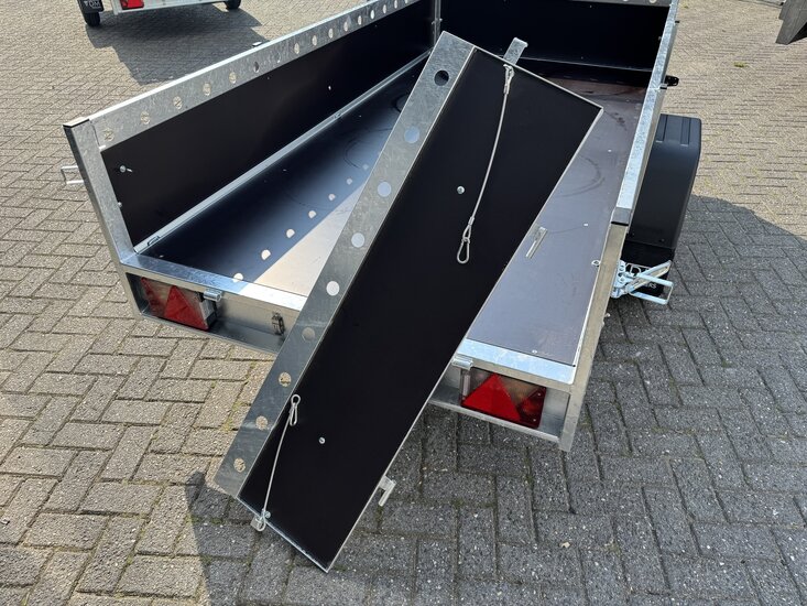 Bakwagen kipdissel 257x132cm - 750kg - ongeremd