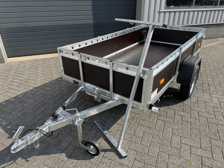 Bakwagen kipdissel 257x132cm - 750kg - ongeremd
