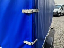 208x114cm Enkelas aanhangwagen met huif 120cm met GRATIS OPTIE-PAKKET en COC
