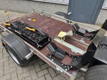 Hapert geremde (veilig) motoraanhangwagen - Helemaal compleet !