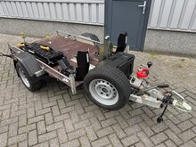 Hapert geremde (veilig) motoraanhangwagen - Helemaal compleet !