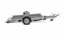 251x153cm afzinkbare WOM XT motoraanhangwagen met 750kg as.