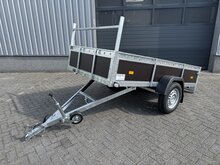 Bakwagen kipdissel 257x132cm - 750kg - ongeremd