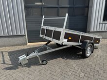 Bakwagen kipdissel 257x132cm - 750kg - ongeremd