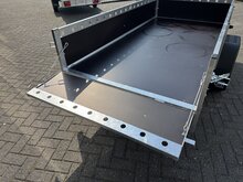 Bakwagen kipdissel 257x132cm - 750kg - ongeremd