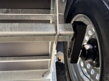 Bakwagen kipdissel 257x132cm - 750kg - ongeremd