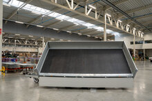 Kipper geremd 406x200cm - 3500kg - met alu borden 30cm - dubbelas 