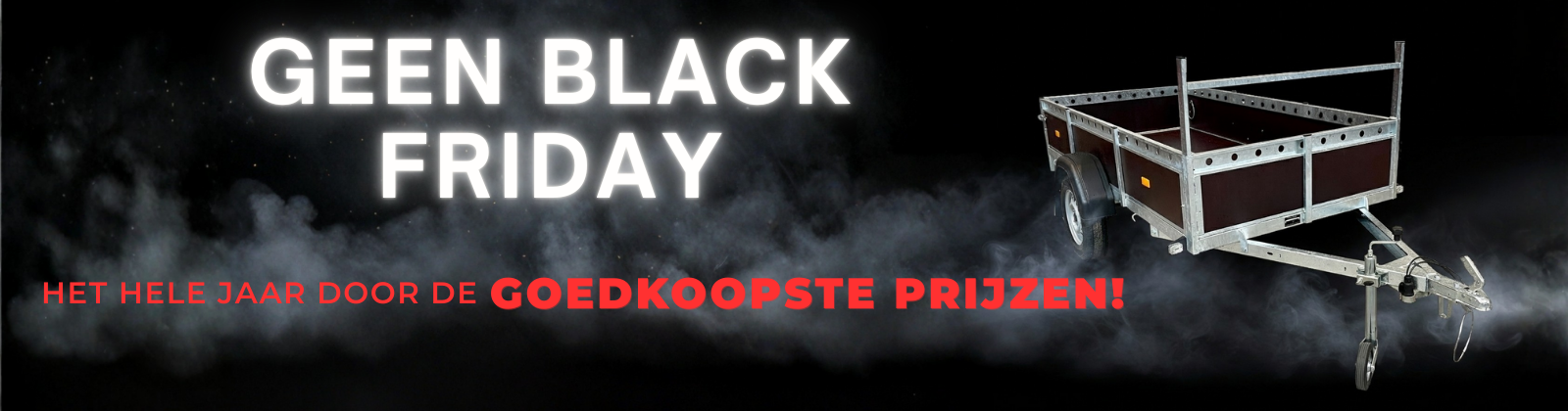 Geen Black Friday Banner