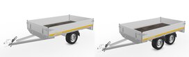 250x140cm enkelas en dubbelas plateauwagen met GRATIS optiepakket 250x140cm enkelas en dubbelas plateauwagen met GRATIS optiepakket