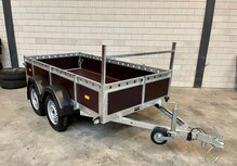 257x132cm Dubbelas aanhangwagen met GRATIS OPTIE-PAKKET en COC 257x132cm Dubbelas aanhangwagen met GRATIS OPTIE-PAKKET en COC