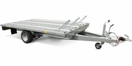 SyStema plateau 301x183cm geremde motoraanhangwagen SyStema plateau 301x183cm geremde motoraanhangwagen