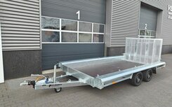 Machinetransporter 300x150cm - 2700kg - dubbelas Machinetransporter 300x150cm - 2700kg - dubbelas