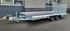 Machinetransporter 480x180cm - 2700kg - dubbelas Machinetransporter 480x180cm - 2700kg - dubbelas